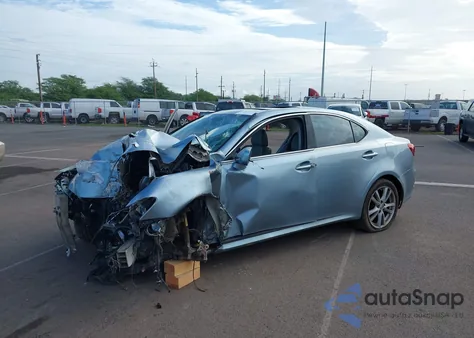 2006 Lexus Is 350 z USA, uszkodzony, nr VIN JTHBE262665004403